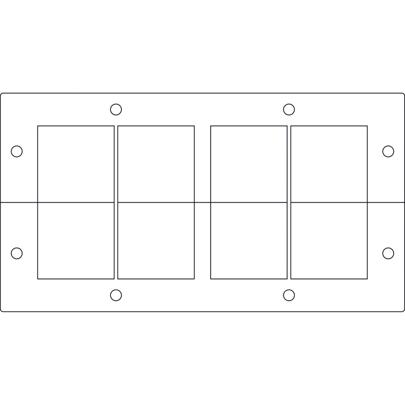 Icotek - Einführungsflansch für Kleingehäuse/Schaltschrank Kabeleinführungsleiste KEL 183/8