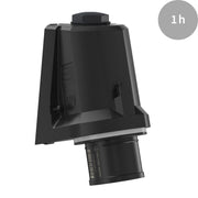 Walther Werke - CEE-Gerätestecker (IEC 60309) CEE NEO Wandgerätestecker FW710401CC schräg 16A 4P 1h − 10 Stück