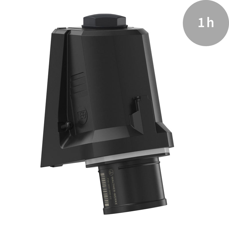 Walther Werke - CEE-Gerätestecker (IEC 60309) CEE NEO Wandgerätestecker FW710401CC schräg 16A 4P 1h − 10 Stück