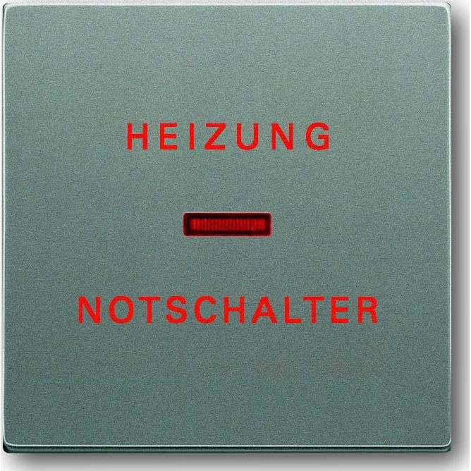 Busch-Jaeger - Abdeckung/Bedienelement für Installationsschalterprogramme Wippe meteor/gr 1789 H-803 Heizung-Notschalter
