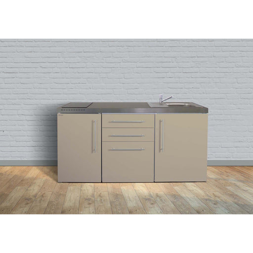 Stengel - Mini-Küche Miniküche Premiumline MPSA170KSGKFliBre2Sn Sand