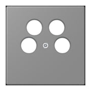 Jung - Einsatz/Abdeckung für Kommunikationstechnik Abdeckung für SAT-TV LC 990-4 SAT2 203 gris 31 (32011)