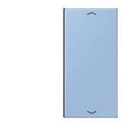 Jung - Abdeckung/Bedienelement für Installationsschalterprogramme Taste 2fach m. Pfeilsymb. LC 402 TSAP 207 outremer moyen