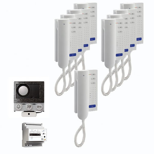 TCS Tür Control - Türsprech-Set audio:pack Einbau PAIH090/004 für 9 Wohneinheit