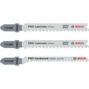 Bosch - Sägeblatt Sortiment PRO Laminate Set, 2608636429 T-Schaft, 3-tlg