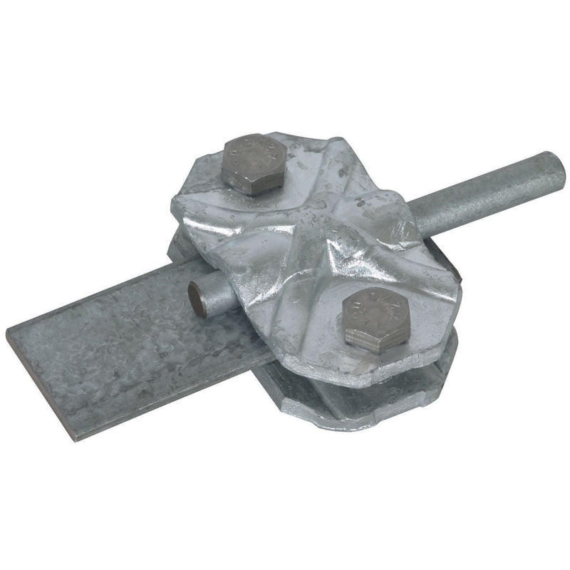 DEHN - Trennklemme für Blitzschutz Verbindungs-/Trennklemme VTK710FL3040STTZN St/tZn f. Rd7-10