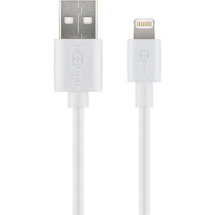 Goobay - PC-Kabel USB-Daten-/Ladekabel Apple 54600 f.iPod/iPhone..1m,ws
