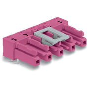 WAGO - Leiterplattensteckverbinder Buchse für Leiterplatten 770-885/011-000 abgew.,5-polig,pink − 50 Stück