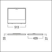 Zumtobel Group - Stehleuchte Leuchtenkopf ARTELEASUP #42189724 940, silber
