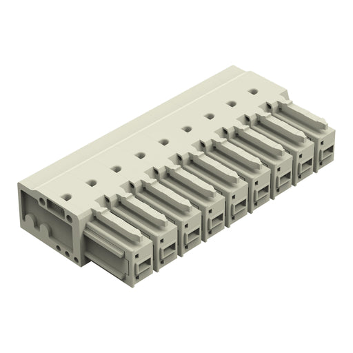 WAGO GmbH & Co. KG - Leiterplattensteckverbinder THTFederleiste abgewinkelt 831-3529 Maß 7,62mm,lgr − 12 Stück
