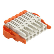 WAGO - Kabelsteckverbinder für Leiterplattensteckverbinder Federleiste 1-Leiter Hebel 2721-1106/037-000 Push-in Cage Clamp − 50 Stück