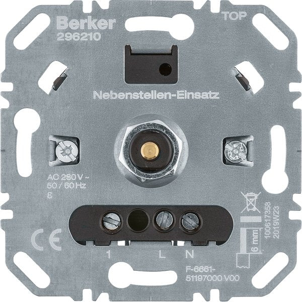 Berker - Dimmer Nebenst.-Einsatz f.Uni-Dd 296210 Komfort, Softr