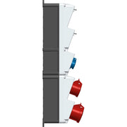 Mennekes - CEE-Steckdosen-Kombination (IEC 60309) Steckdosen-Kombination 951994 650x225mm 32A IP44