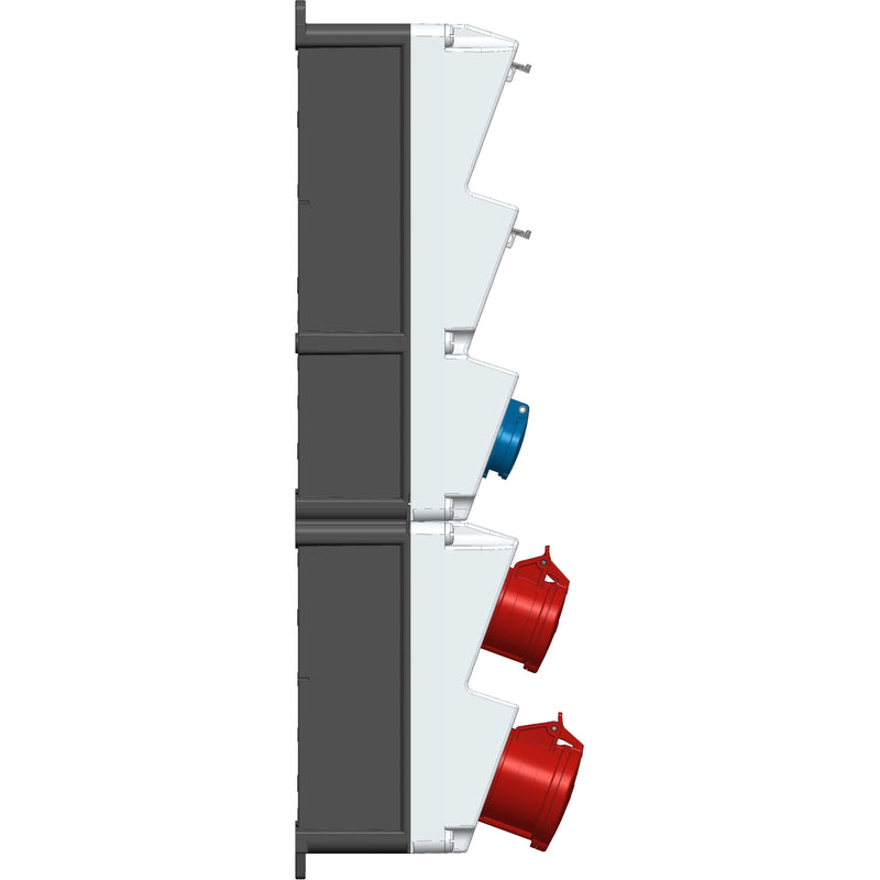 Mennekes - CEE-Steckdosen-Kombination (IEC 60309) Steckdosen-Kombination 951994 650x225mm 32A IP44