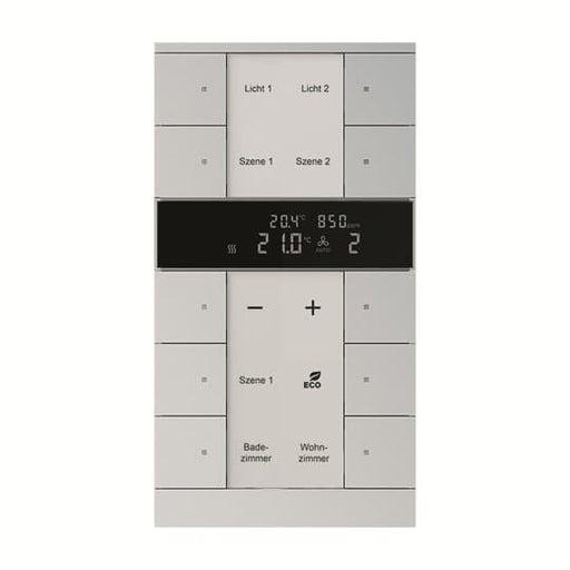 Busch-Jaeger - Bussystem-Physikalischer Sensor HVAC/CO2-Gerät SBC/U10.0.11-83 10fach, BE,alusilber