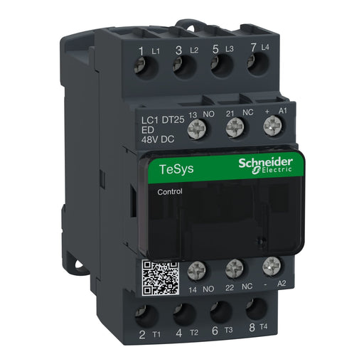 Schneider Electric - Leistungsschütz zum Schalten von Wechselstrom Leistungsschütz LC1DT25ED 4-polig, 1S, 1Ö