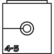 HellermannTyton - Kabelführung für Gehäuse/Schränke Einfachtülle VP-S_4-5 VarioPlate 4-5 mm − 20 Stück