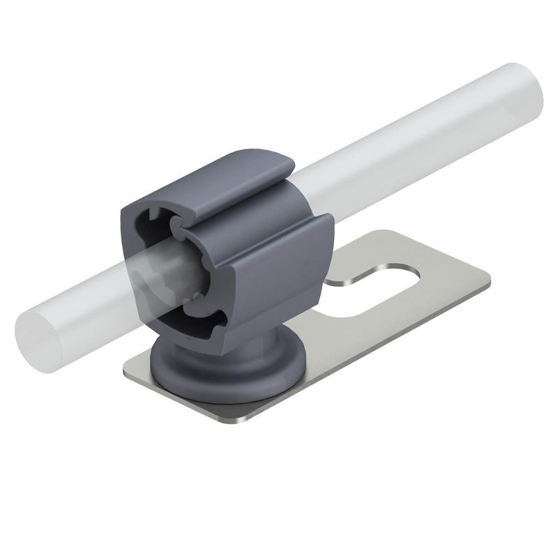 OBO Bettermann - Dachleitungshalter für Blitzschutz Dachleitungshalter 8-10mm 159 K-VA VA, 1.4301 − 20 Stück