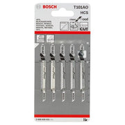 Bosch - Stichsägeblatt T 101 AO 2608630031 Clean for Wood − 10 Packung