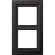 Jung - Abdeckrahmen Rahmen 2-fach anth ALD 2982 AN waage/senkrecht