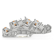 WAGO - Installations-Etagenklemme Installationsetagenklemme 2205-7642 4 mm² mit Drücker − 50 Stück