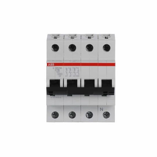 ABB Stotz S&J - Leitungsschutzschalter Sicherungsautomat S203-C16NA 6kA 16A C 3p+N (4p)