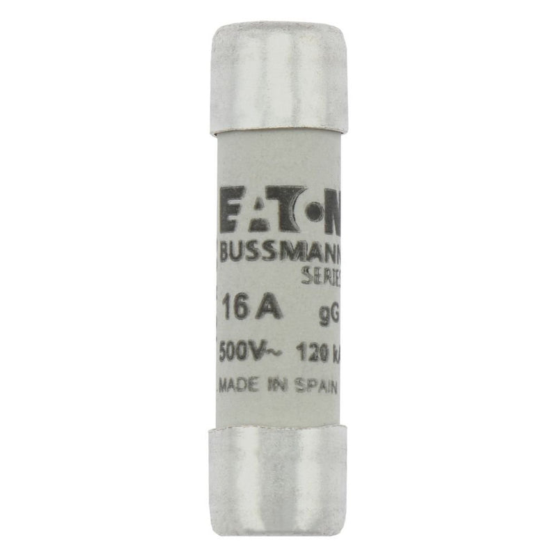 Eaton - Zylindrische Sicherung Sicherungseinsatz Nieders. C10G16 16A AC 500V 120kA − 10 Stück