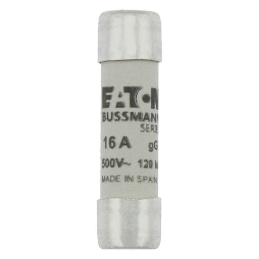Eaton - Zylindrische Sicherung Sicherungseinsatz Nieders. C10G16 16A AC 500V 120kA − 10 Stück