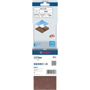 Bosch - Schleifpapier/Schleifvlies PRO X440 Schleifband, 75 x 2608606091 610 mm, G80, 3-tlg