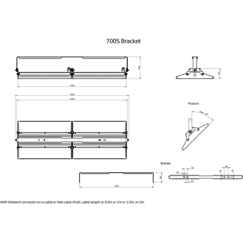 Philips Lighting - Hallen-Reflektorleuchte LED-Hallenleuchte BY581P 700 #58952000 4000K, DIA
