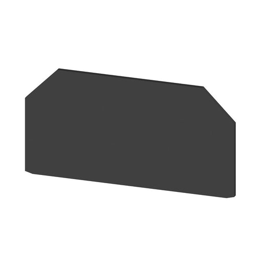 Weidmüller - Abschluss- und Zwischenplatte für Reihenklemme Abschlussplatte AP PPT/35 138x3mm anthrazit − 10 Stück
