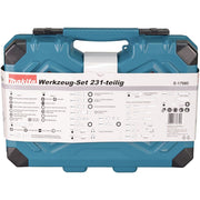 Makita - Werkzeugset Werkzeug-Set 231-tlg. E-17980