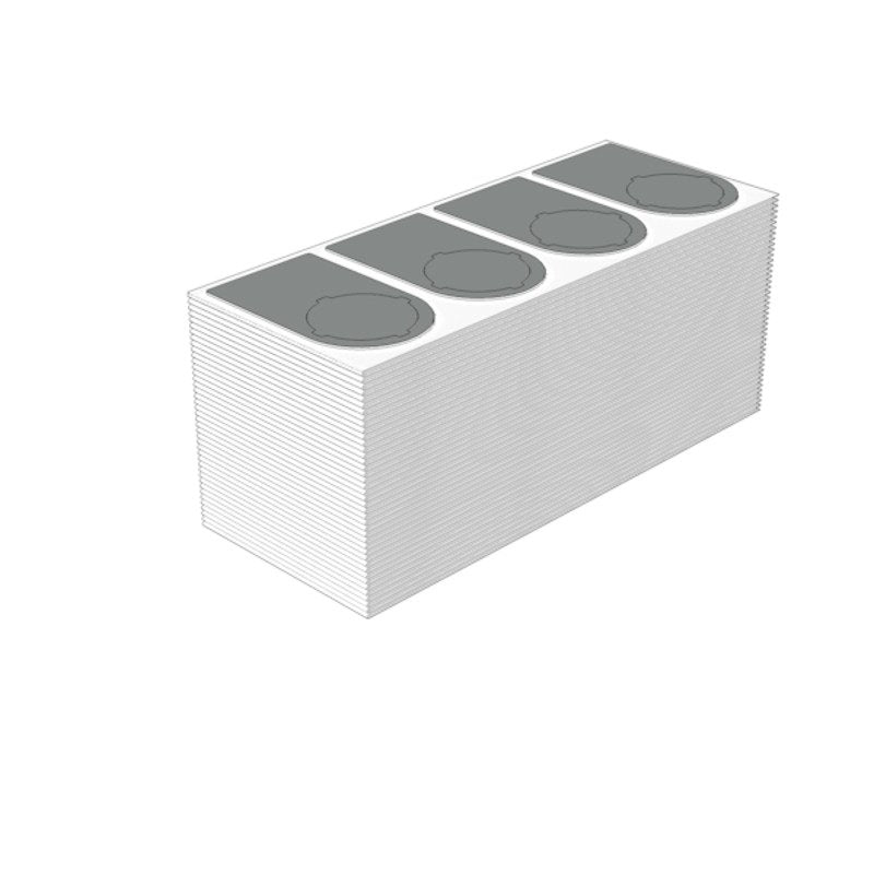 Weidmüller - Kennzeichnungsmaterial Gerätemarkierung SM-FO 27/18-22 MM SI halogenf.,kleb.,27mm − 500 Stück
