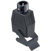 Harting - Gehäuse für Rechtecksteckverbinder Kupplungsgehäuse Well- 09120080728 Baugröße:Han-Compact − 10 Stück