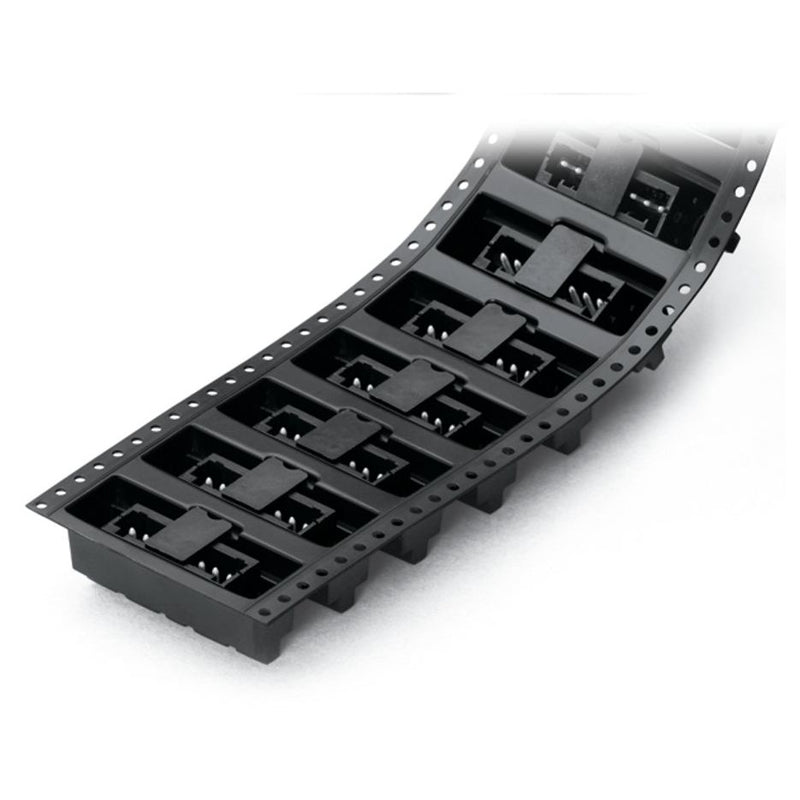 WAGO - Leiterplattensteckverbinder THR-Stiftleiste Lötstift 733-335/105-604/997- 0,8x0,8,gerade,sw − 290 Stück