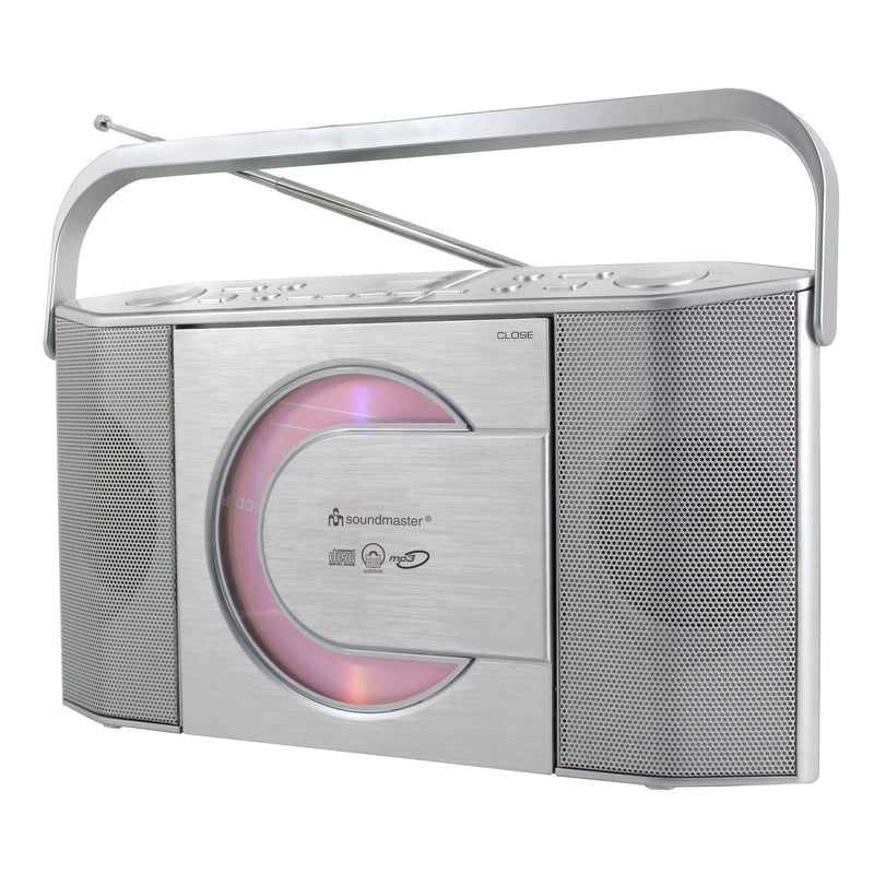 Soundmaster - Radio Stereo-Kofferradio m.CD RCD1755SI si CD/PLL/Hörbuchf.