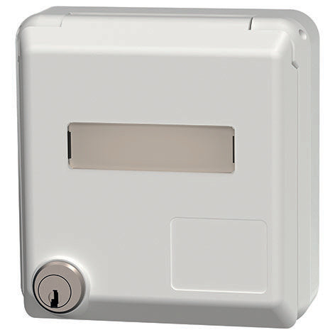 Mennekes - CEE-Steckdose (IEC 60309) Schuko-Anbaudose Cepex 4981 16A,2p+E,230V,IP44