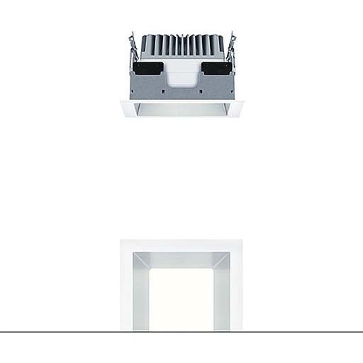 Zumtobel Group - Downlight/Strahler/Flutlicht LED-Deckeneinbauleuchte PANOS EVO #60816084 Q140H 830 LDO SM WH