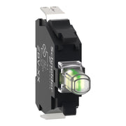 Schneider Electric - Lampenfassungsblock für Befehls- und Meldegeräte LED-Modul Universell ZBVJ13 22/30mm weiß 12V − 5 Stück