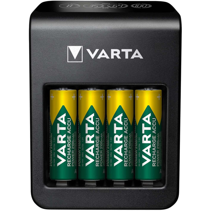 Varta Cons.Varta - Universal-Ladegerät LCD Plug Charger+ 57687101441 4xAA 56706 2100mAh