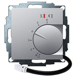 Eberle Controls - Raumthermostat/Uhrenthermostat UP-Raumregler 10-40CAC230V UTE2800-F-Alu-55 16A, 1 Schließer