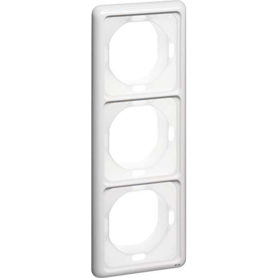 Peha - Abdeckrahmen Rahmen 3-fach ws D 80.673 WU W waage/senkrecht