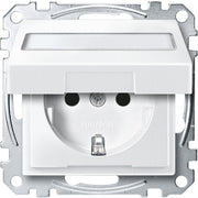 Merten - Steckdose SCHUKO-Steckdose pws MEG2312-0419 Klappd.Schriftfeld