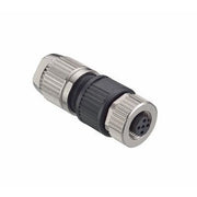 Leuze - Rundsteckverbinder, feldkonfektionierbar (Industriesteckverbinder) Leitungsdose D U-M12-5A-M-SK