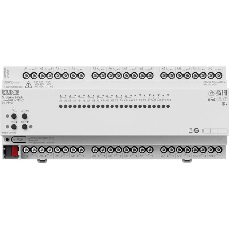 Jung - Bussystem-Jalousieaktor KNX-Jalousieaktor 23024 1S R 24-fach