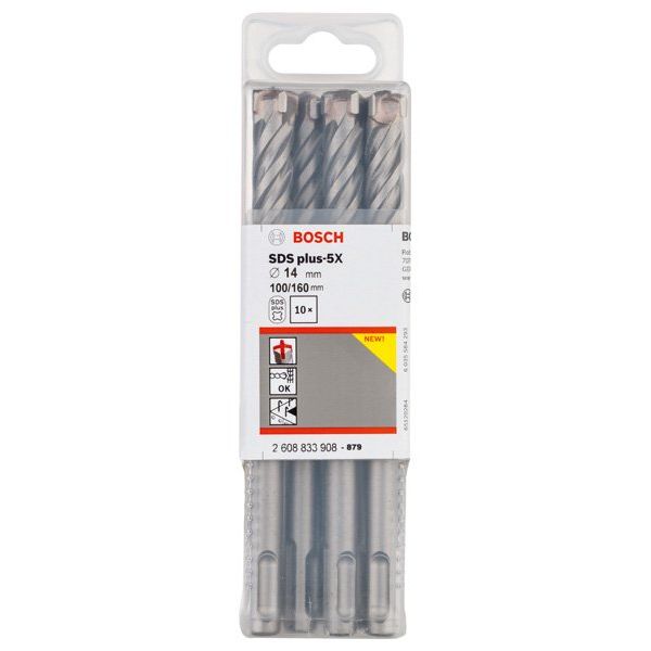 Bosch - Bohrer PRO SDS plus-5X 2608833908VE(10) Hammerbohrer 14 x