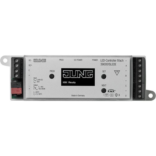 Jung - Bussystem-Dimmaktor KNX LED-Controller 5fach 39005 1S LED E DC5-48V,Einb.,Secure