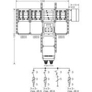 Hensel - Sicherungskasten PV-Wechselrichter-Sammler Mi PV 5341 220kVA