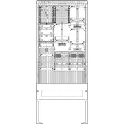ABN - Zähler-Komplettschrank Zähleranschlusssäule SZ207ZA3400 3 ZP APZ 4pol