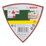 Bosch - Schleifpapierset Schleifblatt-Set für 2607017110 Deltaschleifer 93 mm